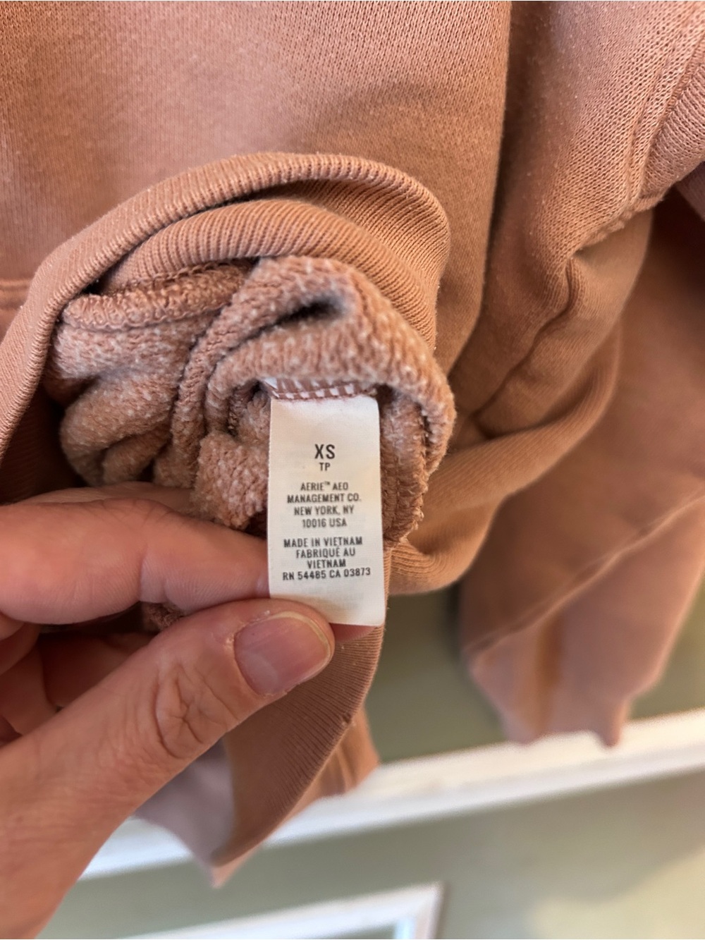 Aerie oversized Hoodie - Dusty Rose XS - Picture 3 of 8